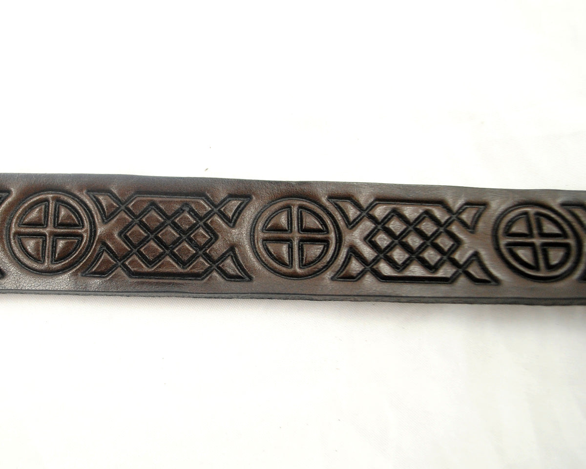 25 mm geprägter Gürtel, ohne Beschläge