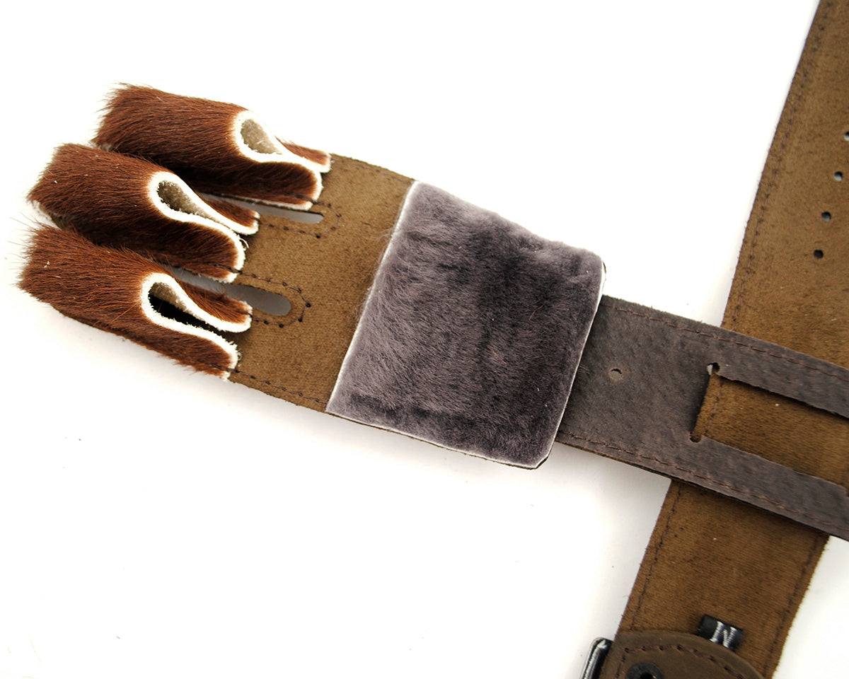 Haar-Bogenschießhandschuh mit Schnallenverschluss