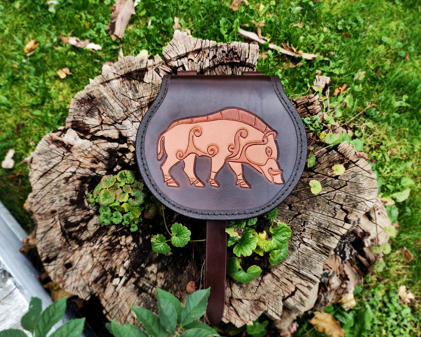 Piktische Gürteltasche - Wildschwein von Dores