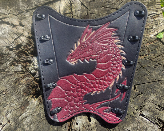 Ochrona przedramienia mocowana gumką - drak