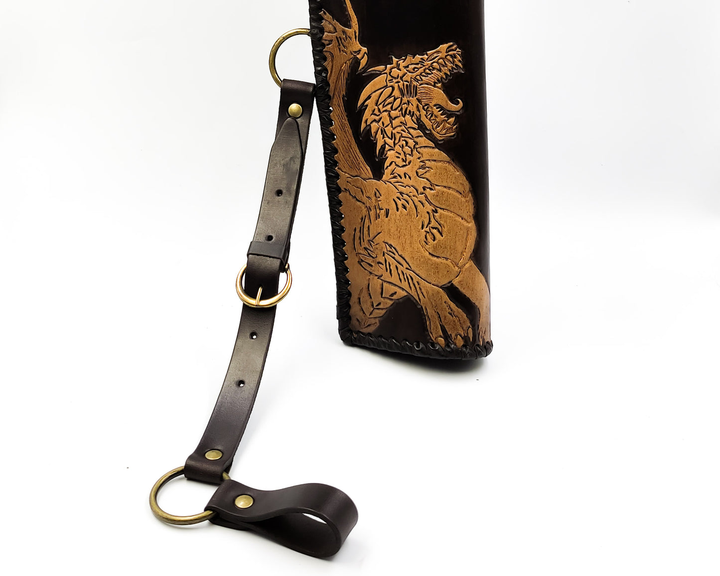 Hüftköcher mit Beutel - Drache